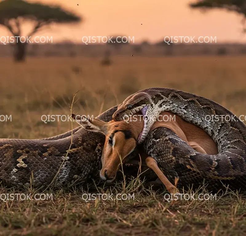 píton comendo impala 02