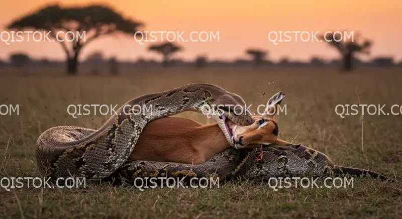 píton comendo impala 03