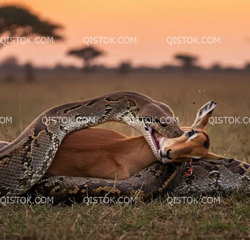 píton comendo impala 03