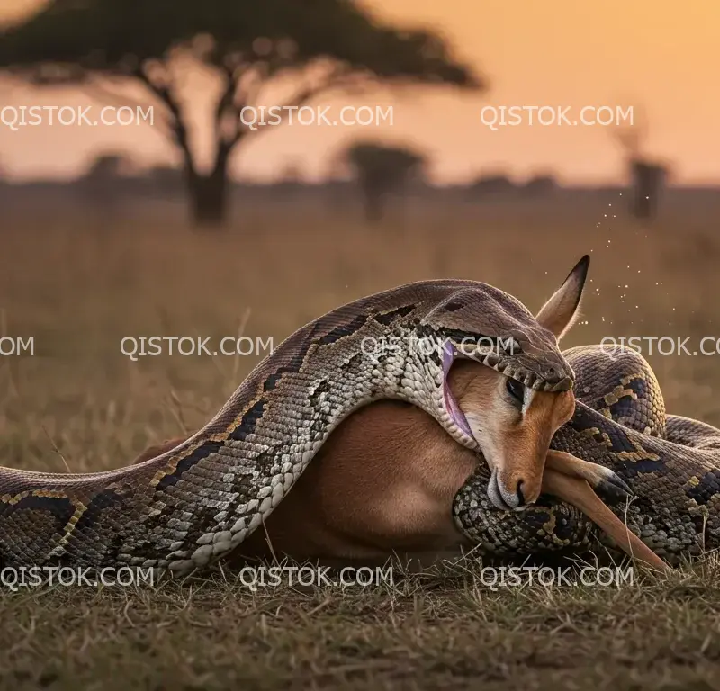 píton comendo impala 04