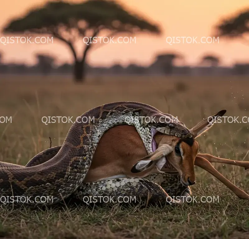 píton comendo impala 06