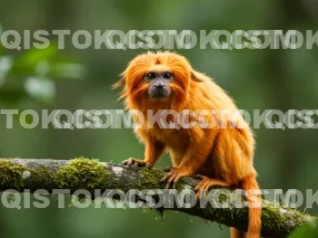 Mico-leão-dourado (Leontopithecus Rosalia)