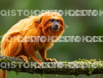 Mico-leão-dourado (Leontopithecus Rosalia)